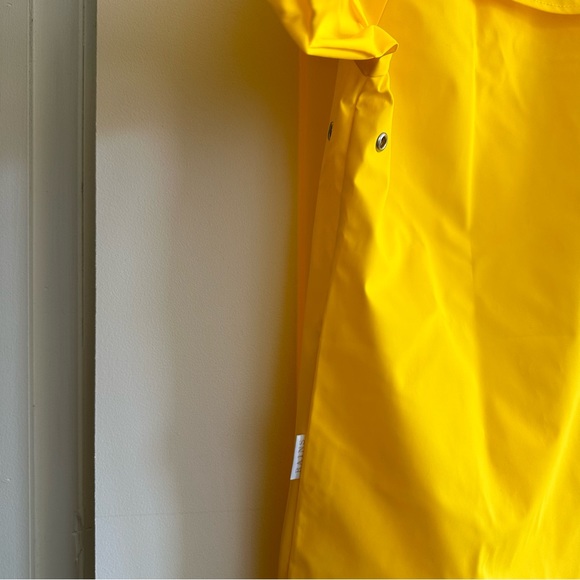 RAINS Rain Jacket Unisex Yellow Size XXS/XS - Picture 9 of 12